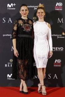 The actress and singer Leonor Watling (L) and the actress Manuela Velles (R) pose on his arrival tonight at the photocall of the premiere of the movie Musa , within the Official Section of the 7th edition of the Madrid Premiere Week in the Callao cinemas of Madrid, Spain, 6 November 2017. Premiere of the film Musa !ACHTUNG: NUR REDAKTIONELLE NUTZUNG!  Copyright: xPaoloxAguilarx GRAF2318 20171106-636456070770038830