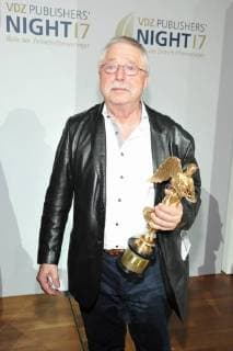 Wolf Biermann, Preistraeger VDZ Publishers Night 2017 Preisverleihung der Goldenen Victoria in der Hauptstattrepraesentanz der Deutschen Telekon in Berlin am 06.11.2017