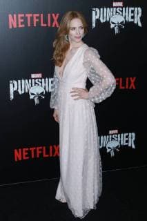 NEW YORK NY NOVEMBER 06 Jaime Ray Newman at Marvel s The Punisher New York premiere at AMC Loews 34th Street 14 theater on November 6 2017 in New York City Copyright: xDiegoxCorredor MediaPunchx