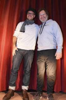 Peter Horn und Andrej Melita bei der Premiere des Kinofilms Simpel im Filmtheater Sendlinger Tor. München, 06.11.2017