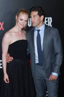 NEW YORK NY NOVEMBER 06 Deborah Ann Woll and Jon Bernthal at Marvel s The Punisher New York premiere at AMC Loews 34th Street 14 theater on November 6 2017 in New York City Copyright: xDiegoxCorredor MediaPunchx