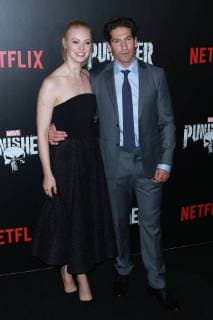 NEW YORK NY NOVEMBER 06 Deborah Ann Woll and Jon Bernthal at Marvel s The Punisher New York premiere at AMC Loews 34th Street 14 theater on November 6 2017 in New York City Copyright: xDiegoxCorredor MediaPunchx