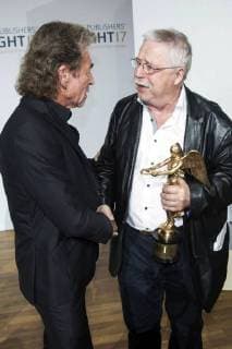 Peter Maffay und Wolf Biermann bei der VDZ Publishers Night 2017 in der Telekom Repräsentanz. Berlin, 06.11.2017