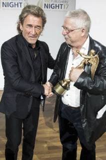 Peter Maffay und Wolf Biermann bei der VDZ Publishers Night 2017 in der Telekom Repräsentanz. Berlin, 06.11.2017