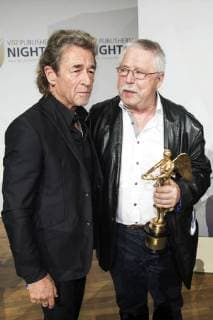 Peter Maffay und Wolf Biermann bei der VDZ Publishers Night 2017 in der Telekom Repräsentanz. Berlin, 06.11.2017