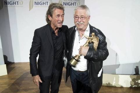 Peter Maffay und Wolf Biermann bei der VDZ Publishers Night 2017 in der Telekom Repräsentanz. Berlin, 06.11.2017