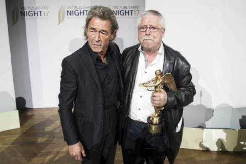 Peter Maffay und Wolf Biermann bei der VDZ Publishers Night 2017 in der Telekom Repräsentanz. Berlin, 06.11.2017