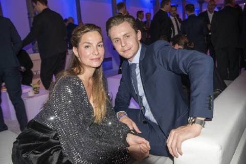 Alexandra Kamp mit Bruder Nicolas Kamp bei der VDZ Publishers Night 2017 in der Telekom Repräsentanz. Berlin, 06.11.2017