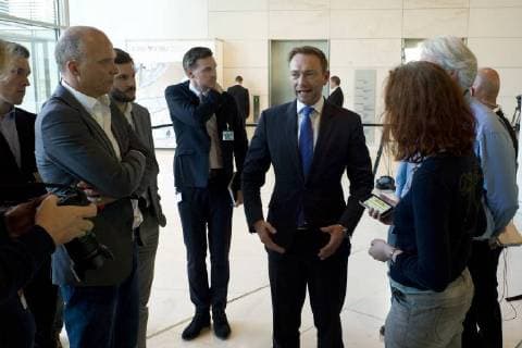 Deutsche Parteien: FDP. Scheitern der Jamaika-Sondierungsgespräche 2017 Deutschland, Berlin, Bundestag, Sondierungsgespräche zur Regierungsbildung nach der Bundestagswahl 2017 zwischen CDU CSU, FDP und B90 Grüne, Christian Lindner FDP, 07.11.2017 *** Germany Berlin Bundestag Exploratory talks to Government after the Federal election 2017 between CDU CSU FDP and B90 green Christian Lindner FDP 07 11 2017
