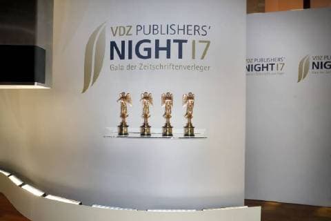bei Publisher s Night 2017 in der Telekom Hauptstadtrepraesentanz Berlin.