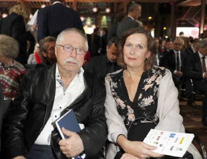Preistraeger Wolf Biermann, Ehefrau Pamela bei Publisher s Night 2017 in der Telekom Hauptstadtrepraesentanz Berlin.