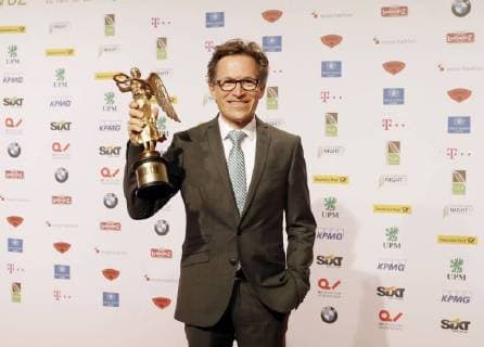 Preistraeger Markus Mosa (EDEKA) bei Publisher s Night 2017 in der Telekom Hauptstadtrepraesentanz Berlin.