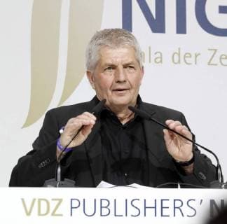 Roland Jahn (Bundesbeauftragter f.d. Unterlagen des Staatssicherheitsdienstes der ehemaligen DDR) bei Publisher s Night 2017 in der Telekom Hauptstadtrepraesentanz Berlin.