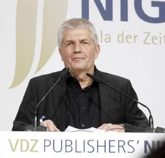 Roland Jahn (Bundesbeauftragter f.d. Unterlagen des Staatssicherheitsdienstes der ehemaligen DDR) bei Publisher s Night 2017 in der Telekom Hauptstadtrepraesentanz Berlin.