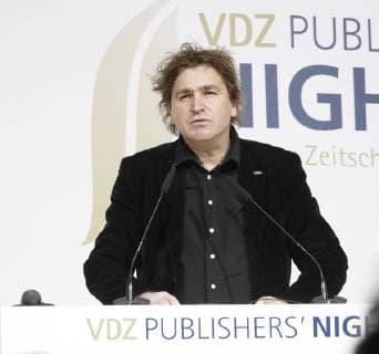 Laudator Dr. Ilko-Sascha Kowalczuk bei Publisher s Night 2017 in der Telekom Hauptstadtrepraesentanz Berlin.