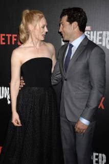 Deborah Ann Woll und Jon Bernthal bei der Premiere der Netfilx TV-Serie The Punisher im AMC Loews. New York, 06.11.2017