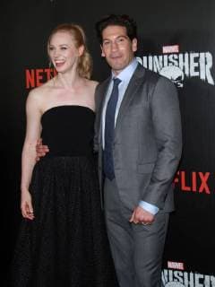 NEW YORK NY November 06 2017 Deborah Ann Woll Jon Bernthal attendNETFLIX presents premiere of Marvel s Punisher at the AMC Loews 34th Street in New York November 06 2017 Copyright: xRWx