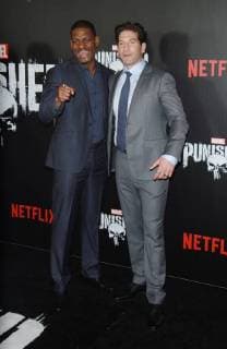 NEW YORK NY November 06 2017 Jason R Moore Jon Bernthal attendNETFLIX presents premiere of Marvel s Punisher at the AMC Loews 34th Street in New York November 06 2017 Copyright: xRWx