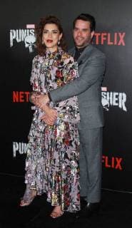NEW YORK NY November 06 2017 Amber Rose Revah Michael Nathanson attendNETFLIX presents premiere of Marvel s Punisher at the AMC Loews 34th Street in New York November 06 2017 Copyright: xRWx