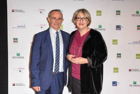 Jean Louis Garcia president apajh Marie Anne Montchamp ancienne diputee NEWS Trophees APAJH 2017 Paris 07 11 2017 FedericoPestellini Panoramic 