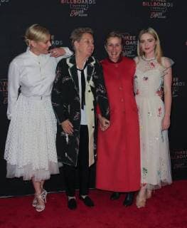 November 7, 2017 - Brooklyn, NY, U.S. - Brooklyn, N.Y. November 7, 2017 : Abbie Cornish, Sandy Martin, Frances McDormand and Kathryn Newton attend the premiere of Three Billboards Outside Ebbing, Missouri at BAM Brooklyn U.S. - ZUMAs49_ 20171107_zaf_s49_031 Copyright: xRahavxSegevx