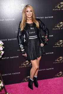 November 7, 2017 - Mexico City, Mexico, Mexico - Paris Hilton is seen attending at pink carpet to promote her new shoes collection by Dorothy Gaynor at Pabellon Polanco on November 07, 2017 in Mexico City, Mexico Mexico City Mexico  - ZUMAn230 20171107_zaa_n230_222 Copyright: xCarlosxTischlerx