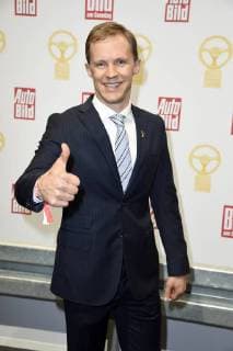Mattias Ekström bei der Verleihung des Goldenen Lenkrads 2017 im Axel-Springer-Haus. Berlin, 07.11.2017