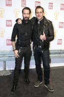 Alec Völkel und Sascha Vollmer von The BossHoss bei der Verleihung des Goldenen Lenkrads 2017 im Axel-Springer-Haus. Berlin, 07.11.2017