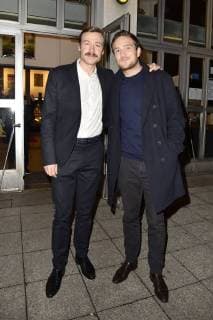 David Kross und Frederick Lau bei der Premiere des Kinofilms Simpel im Filmtheater am Friedrichshain. Berlin, 07.11.2017