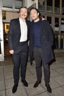 David Kross und Frederick Lau bei der Premiere des Kinofilms Simpel im Filmtheater am Friedrichshain. Berlin, 07.11.2017