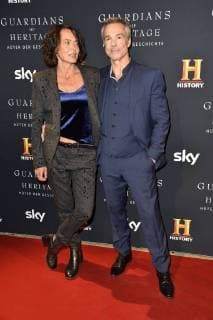 Ulrike Folkerts und Hannes Jaenicke beim Preview Screening der TV-Dokumentation Guardians of Heritage - Hüter der Geschichte im Bode Museum. Berlin, 07.11.2017