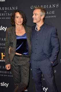 Ulrike Folkerts und Hannes Jaenicke beim Preview Screening der TV-Dokumentation Guardians of Heritage - Hüter der Geschichte im Bode Museum. Berlin, 07.11.2017