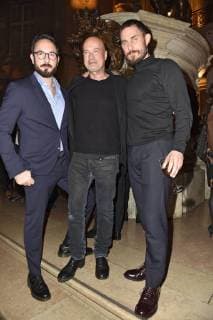 Emanuel Rotstein, Christian Berkel und Clemens Schick beim Preview Screening der TV-Dokumentation Guardians of Heritage - Hüter der Geschichte im Bode Museum. Berlin, 07.11.2017