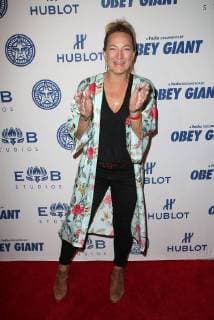 LOS ANGELES CA NOVEMBER 7 Zoe Bell at Photo Op For Hulu s Obey Giant at the The Theatre at Ace Hotel in Los Angeles California on November 7 2017 Copyright: xFayexSadoux