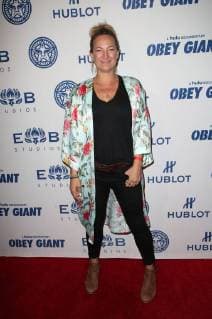 LOS ANGELES CA NOVEMBER 7 Zoe Bell at Photo Op For Hulu s Obey Giant at the The Theatre at Ace Hotel in Los Angeles California on November 7 2017 Copyright: xFayexSadoux