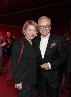 Antje Rietz, Hans-Juergen Schatz bei der Palazzo-Premiere Glanz und Gloria im Spiegelpalast in der Hertzallee Bahnhof Zoo Berlin.