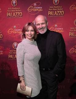 Tina Ruland, Claus G. Oeldorp bei der Palazzo-Premiere Glanz und Gloria im Spiegelpalast in der Hertzallee Bahnhof Zoo Berlin.
