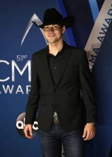 William Michael Morgan walks the red carpet as he arrives for the 51st Annual Country Music Association Awards on November 8, 2017 at the Bridgestone Arena in Nashville.  NAS20171108122 JOHNxSOMMERSxII