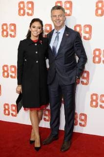 Irish football manager and former player David O Leary and Ciara O Leary attend the World Premiere of 89 at the Odeon Holloway in London NOVEMBER 8th 2017  MESx172588