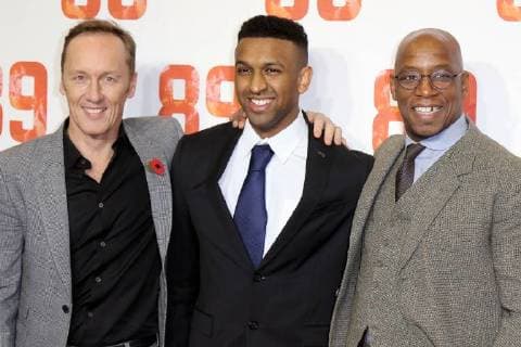 English former professional footballer Lee Dixon, Ryan Rocastle and English former professional footballer Ian Wright attend the World Premiere of 89 at the Odeon Holloway in London NOVEMBER 8th 2017  MESx172588