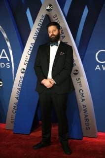 Eric Masse walks the red carpet as he arrives for the 51st Annual Country Music Association Awards on November 8, 2017 at the Bridgestone Arena in Nashville.  NAS20171108132 JOHNxSOMMERSxII