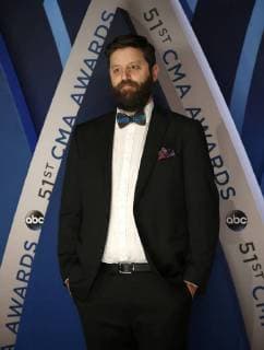 Eric Masse walks the red carpet as he arrives for the 51st Annual Country Music Association Awards on November 8, 2017 at the Bridgestone Arena in Nashville.  NAS20171108133 JOHNxSOMMERSxII
