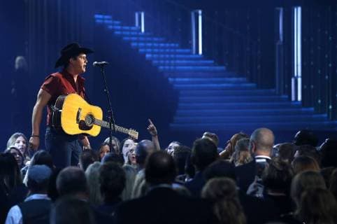 John Purdy performs at the 51st Annual Country Music Association Awards on November 8, 2017 at the Bridgestone Arena in Nashville.  NAS20171108311 JOHNxSOMMERSxII