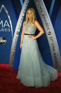 Miranda Lambert arrives for the 51st Annual Country Music Association Awards on November 8, 2017 at the Bridgestone Arena in Nashville.  NAS20171108349 JOHNxSOMMERSxII