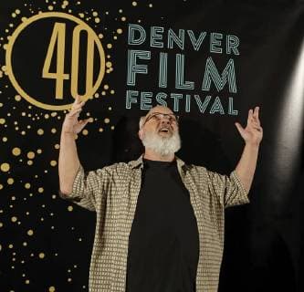 November 8, 2017 - Denver, Colorado, U.S - Actor KYLE GASS from the movie Gnaw poses for photos on the Red Carpet at the Sie Film Center Wed. night. Denver U.S. - ZUMAav4_ 20171108_zaf_av4_006 Copyright: xHectorxAcevedox