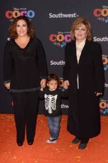 LOS ANGELES CA NOVEMBER 08 Angelica Vale Daniel Padron Vale and Angelica Maria arriving at Disney Pixar s Coco premiere at El Capitan Theatre on November 8 2017 in Los Angeles California Copyright: xDavidxEdwardsx