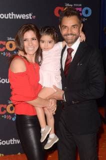 LOS ANGELES CA NOVEMBER 08 Alessandra Rosaldo Aitana Derbez and Eugenio Derbez arriving at Disney Pixar s Coco premiere at El Capitan Theatre on November 8 2017 in Los Angeles California Copyright: xDavidxEdwardsx
