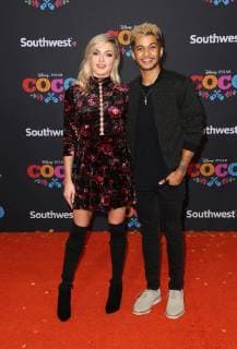 HOLLYWOOD CA NOVEMBER 8 Lindsay Arnold Jordan Fisher at The U S Premiere of Disney Pixar s Coco at the El Capitan Theatre in Hollywood California on November 8 2017 Copyright: xFayexSadoux