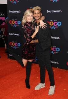HOLLYWOOD CA NOVEMBER 8 Lindsay Arnold Jordan Fisher at The U S Premiere of Disney Pixar s Coco at the El Capitan Theatre in Hollywood California on November 8 2017 Copyright: xFayexSadoux