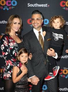 HOLLYWOOD CA NOVEMBER 8 Jaime Camil Heidi Balvanera Elena Camil Jaime III Camil at The U S Premiere of Disney Pixar s Coco at the El Capitan Theatre in Hollywood California on November 8 2017 Copyright: xFayexSadoux